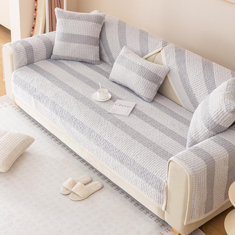 Plush Sofa Towel Cover, High-end Anti-slip Sofa Cushion, Cushion Blanket, Anti-cat Scratch Sofa Cover, New Style