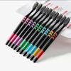 10 Pieces Packed Soft Bristle Bamboo Charcoal Black Hair Ultra-Fine Toothbrush