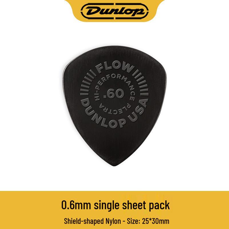 Dunlop 541R FLOW Electric Guitar Pick: Nylon Non-slip, Wear-resistant for Speed Picking & Strumming.
