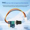 DC5-12V PWM Fan Speed Controller with Noise Reduction & On/Off Switch for 4-Wire Fans