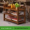Деревянная полка для подготовки в ресторане хот-пот