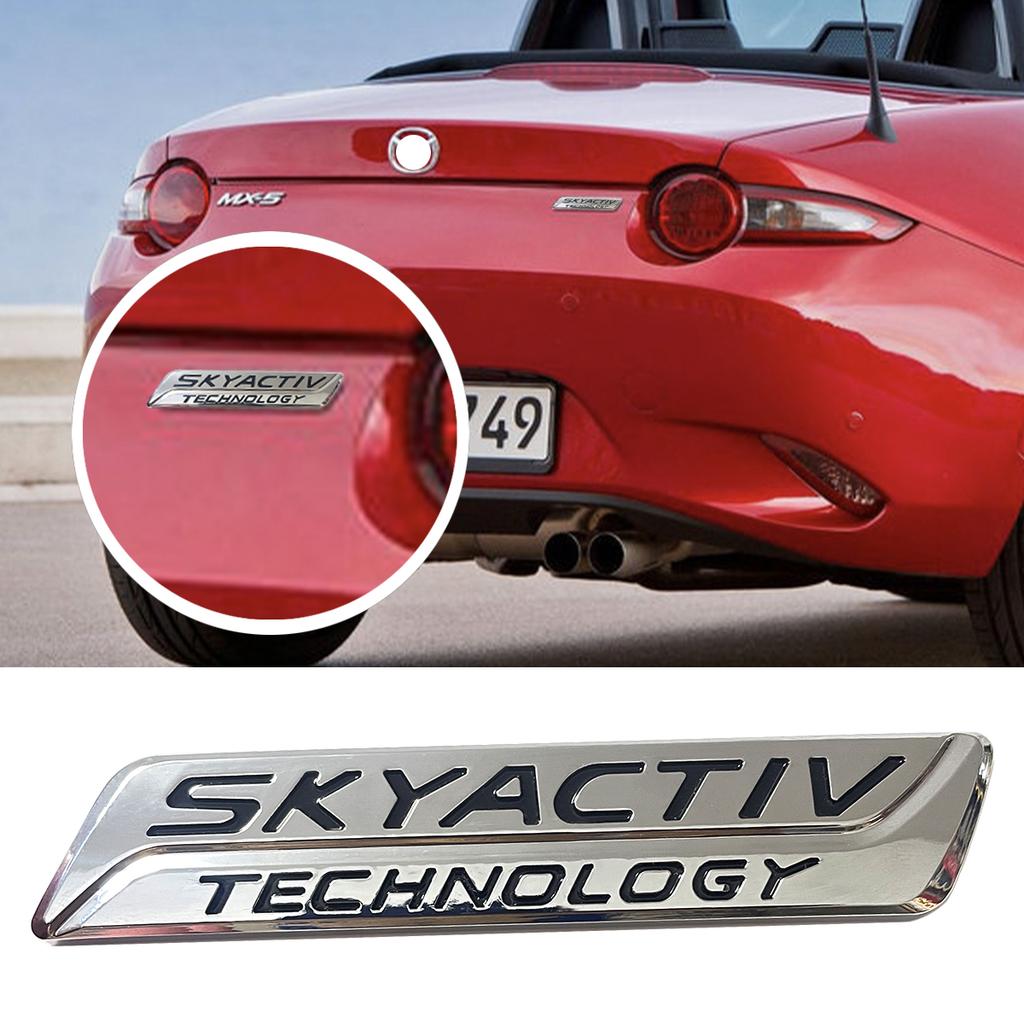 Skyactiv Technology Car Badge Car Emblem For M3 M5 Atenza Axela Trunk Badge Logo Sticker
