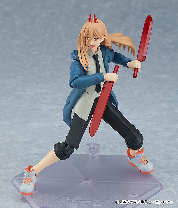 Figma Человек-бензопила Пауэр Пластиковая Раскрашенная Фигурка Действия Без Масштаба