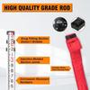 Aluminium Grade Rod 10ths, With Carrying Case and Rod Level 274.32 Cm