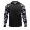 Mens Quick-Dry Long Sleeve Fishing Shirt Outdoor Sports Cycling Hiking Running Fall Winter