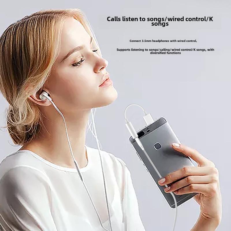 Аудиокабель-адаптер Type-C - 3,5 мм для устройств Huawei, Honor, Xiaomi