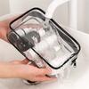 20x13x6cm Travel Toiletry Bag Waterproof PVC Cosmetics Organizer Zipper Storage Bag