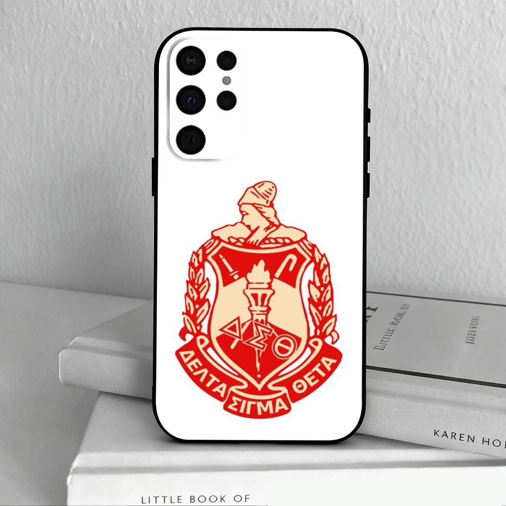 D-Delta S-Sigma T-Theta-A Phone Case For Samsung S25,24,23,22,30,21,10,9,Ultra,Plus,Lite,FE,4,5 G Soft Black Case