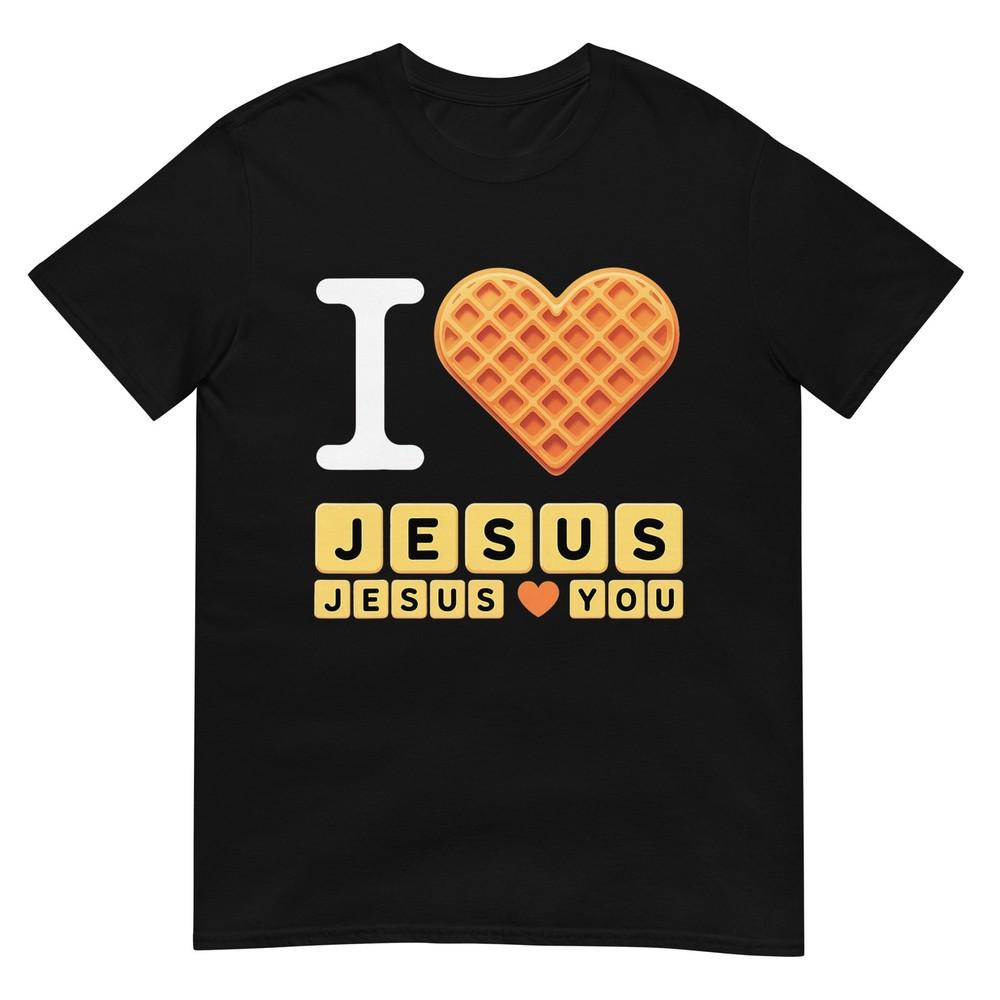 I Love Waffle Jesus T-shirt