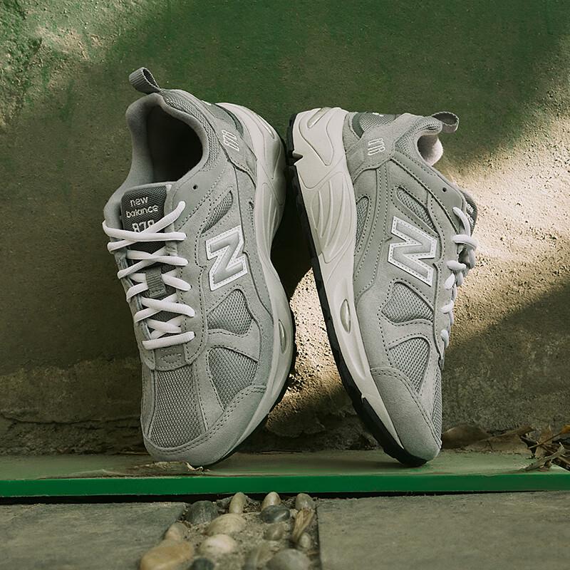 New Balance Унисекс массивные кроссовки серии 878, серые