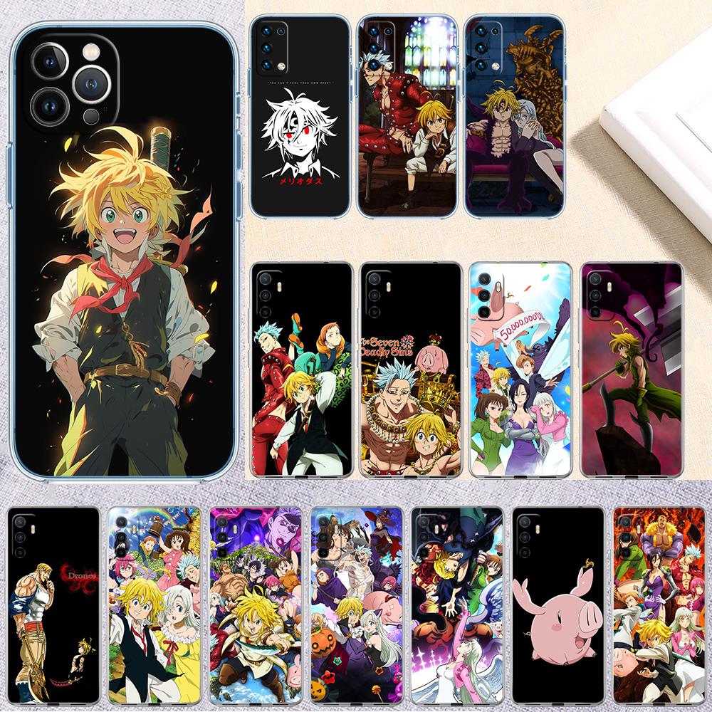 S-Seven D-Deadly Sin Transparent Phone Case for Motorola Moto E22I E22S E22 E32 E40 E7 E7I G Plus Power Play Stylus G22 G14