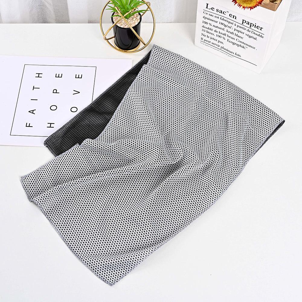 Cooling sports towel for running, badminton, yoga, sweat-absorbing and quick-drying towel, gym sweat towel, ice-cool towel, 2-pack