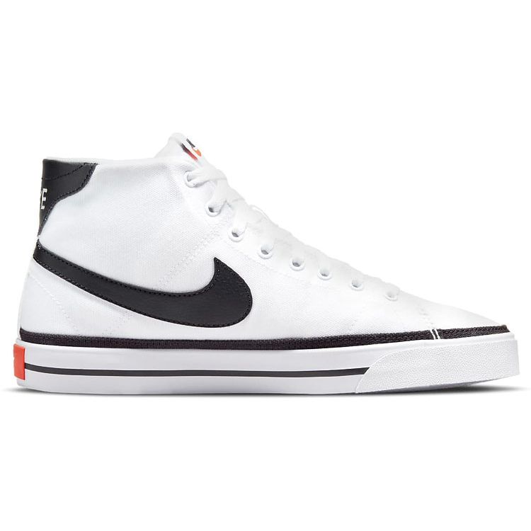 Nike Кроссовки Court Legacy Canvas Mid 'Белый Черный' DD0162-100