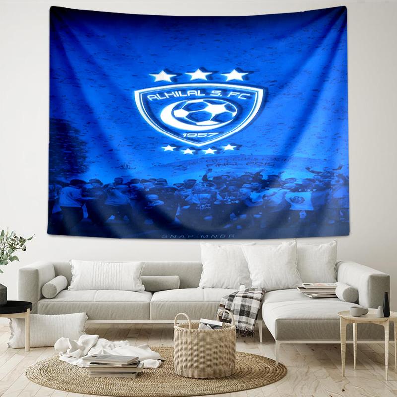Blue football team Tapestry Hanging for Bedroom,Livingroom, Playroom,Decor Art Room Wall Tapestry Holiday and Birthday Gifts