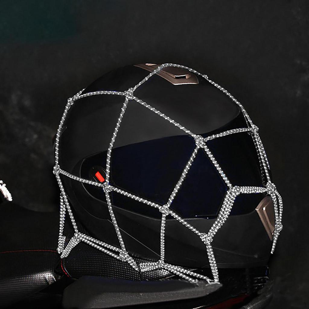 Cargo Nets for Motorcycle Heavy Duty Bungee Net Expansion Sundries Organizer Luggage Thicken Netting