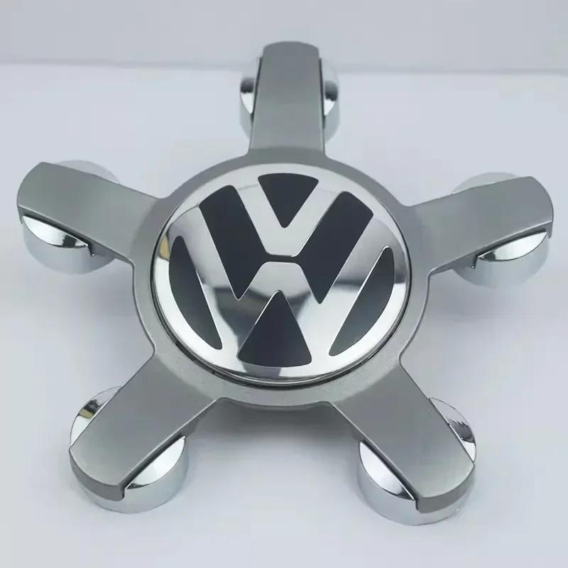 Car Sticker For VW VOLKSWAGEN New 4pcs 135mm Five Claws Car Wheel Center Cap Hub Covers Badge Logo 8R0601165 4F0601165N For Volk Wv5