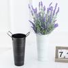 Flower Bucket with Handle Rustproof Corrosion Resistant Table Decor Centerpiece Farmhouse Metal Flower Vase