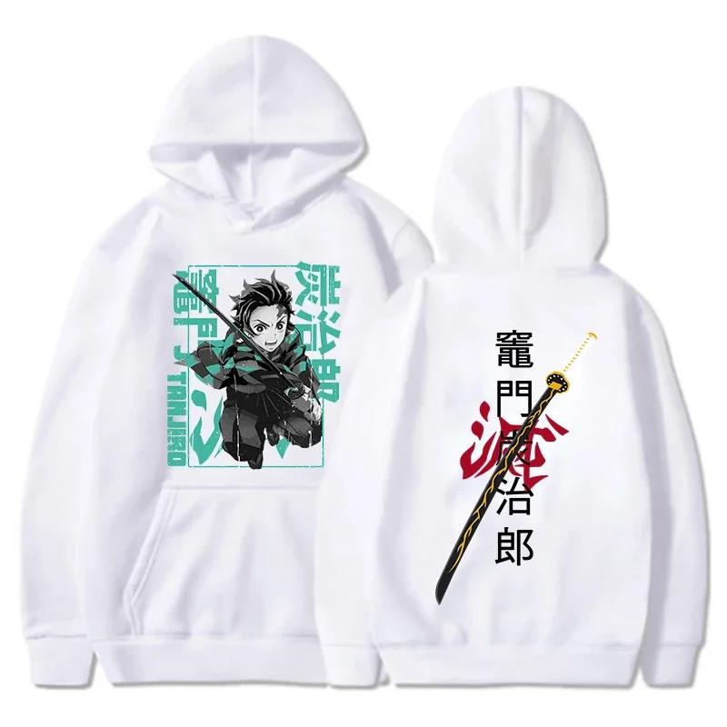 Kamado Tanjirou Demon Slayer Printed Hoodie Anime Graphic Sweatshirt Women Men Casual Tops Long Sleeve Hooded Pullover