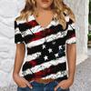 T Shirts Short Sleeve V Neck Tees For Women Fashion Tops Trendy Lightweight Soft Casual Summer Top