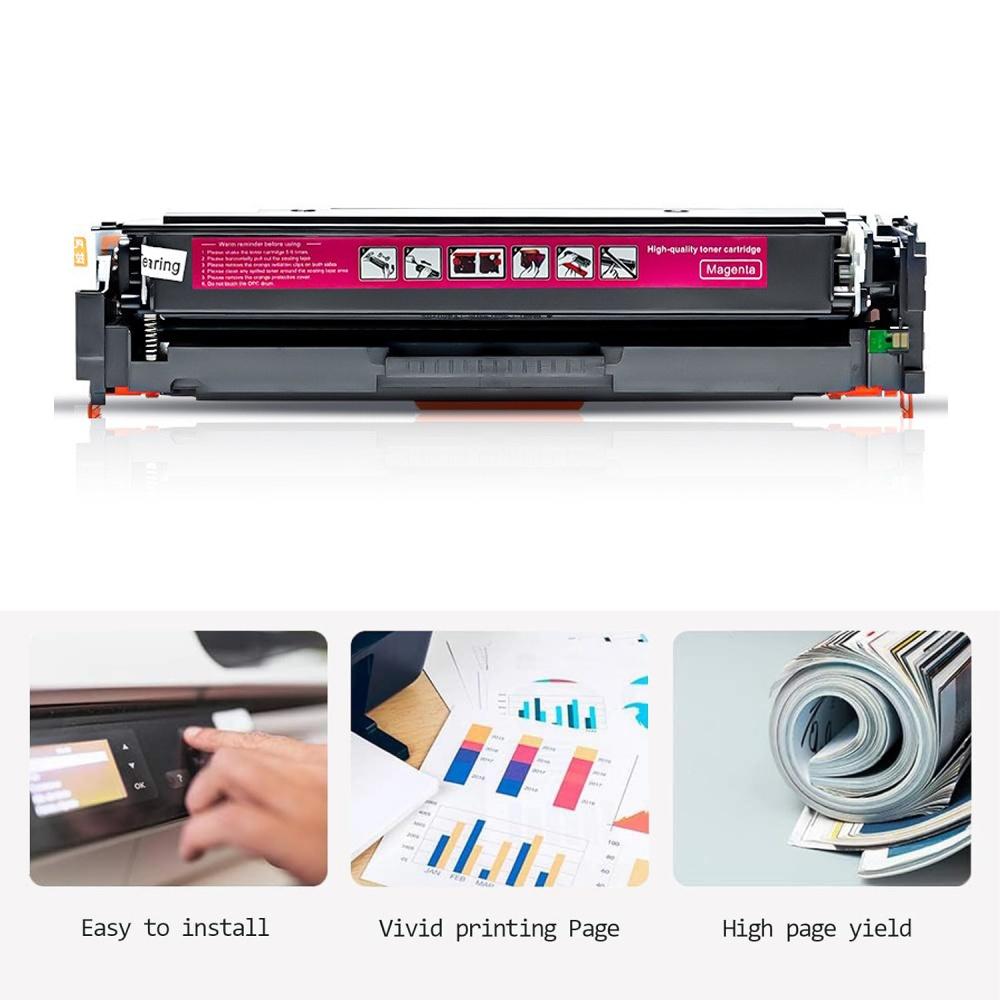 Magenta Toner Cartridges For HP207A W2213A Color Pro M255dw M255nw