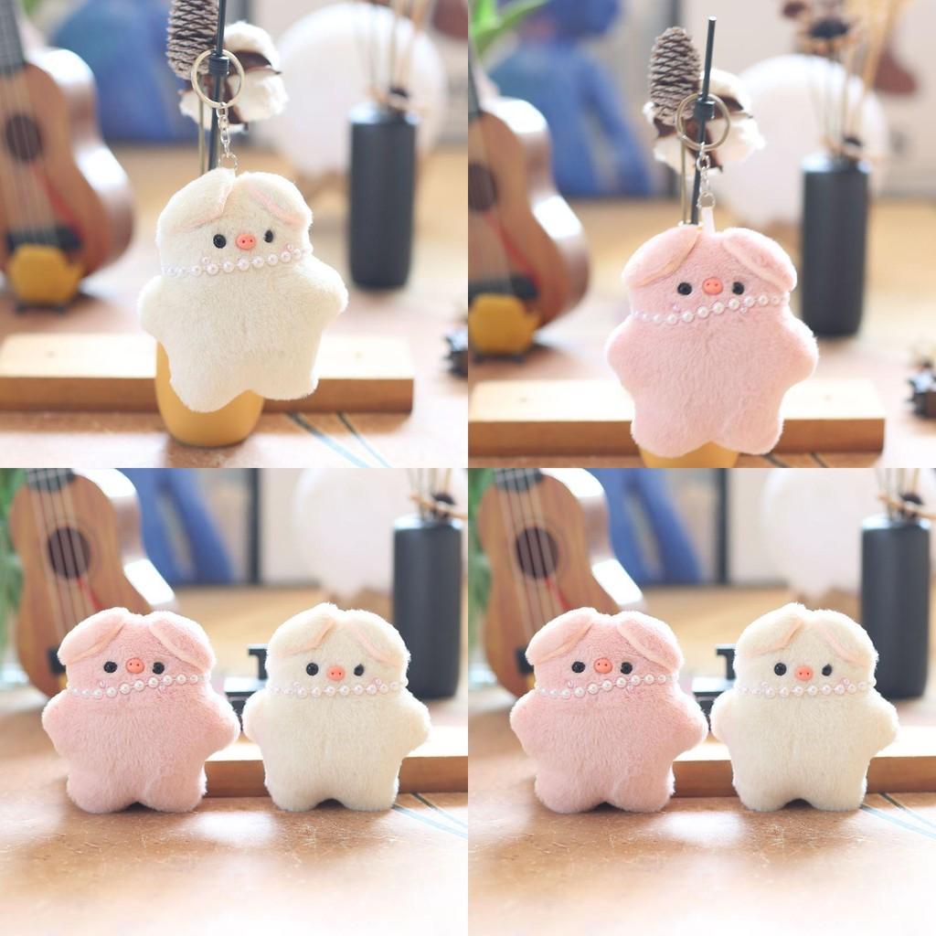Adorable Plush Pig Keychain Cute Cartoon Style With Soft Pp Cotton Filling For Bag Decoration
