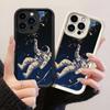 JT39 Астронавт Поп-арт Чехол для телефона iPhone 17 16 Pro Max Samsung S26 Ultra A17 A16 A07 A06 A56 Xiaomi 15T Redmi Note 14 Pro Plus Мягкий ТПУ Чехол-обложка