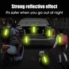 40~2 шт. Подвеска-светоотражатель для безопасности мотоцикла Предупреждающее снаряжение для ночной езды Яркая бирка для куртки Рюкзака Скутера Велосипедов Аксессуары