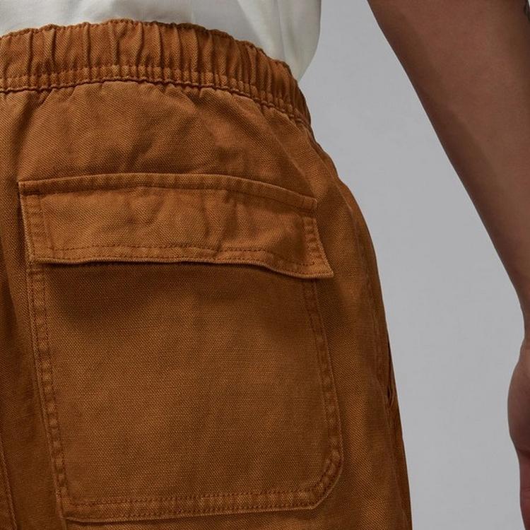 Jordan Однотонные повседневные рабочие брюки на молнии для мужчин цвета хаки FN6365-231