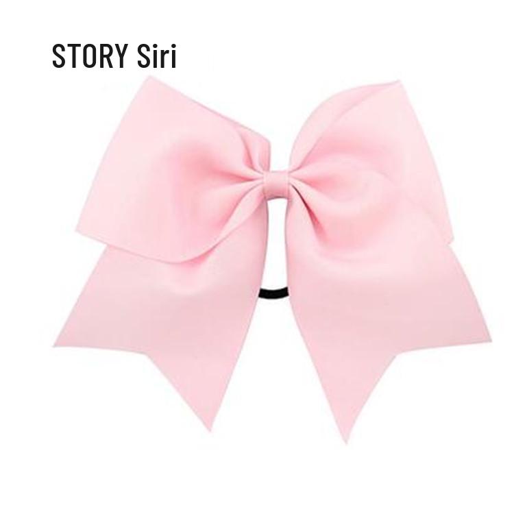 8-Inch Pigtail Bow Ribbon Hair Tie for Girls