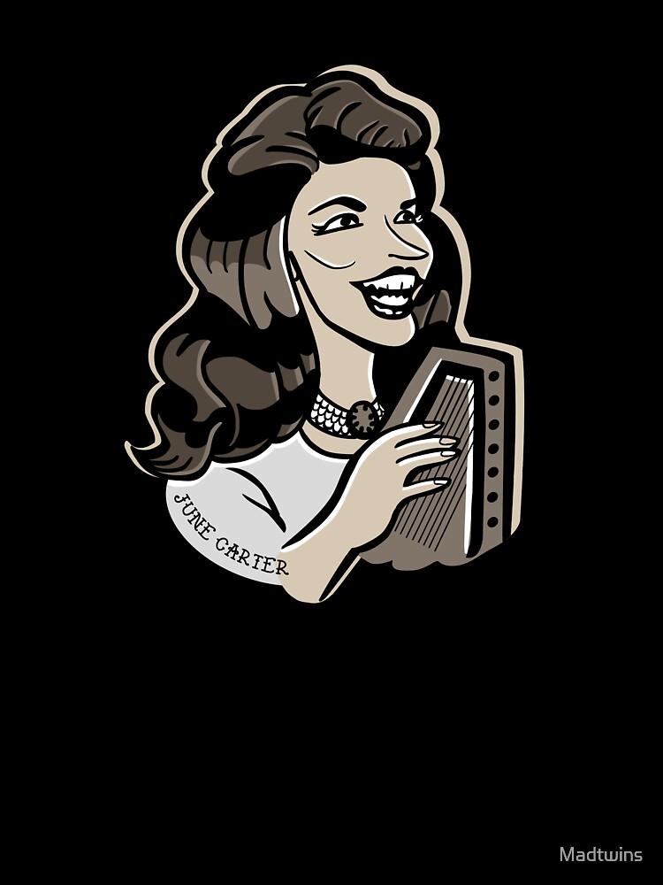 June Carter Cash June Carter cartoon Oversized T-Shirt