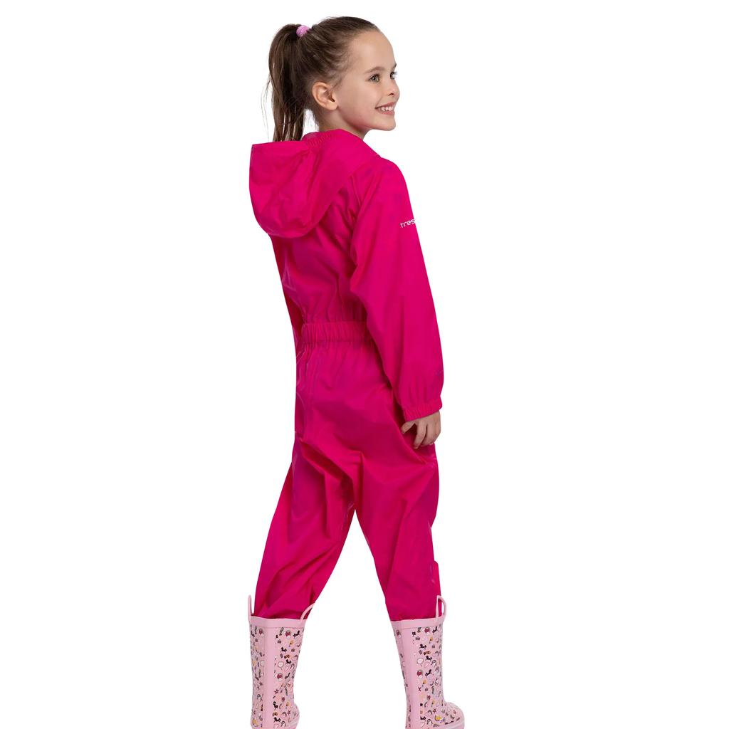 Childrens/Kids Button Waterproof Rain Suit