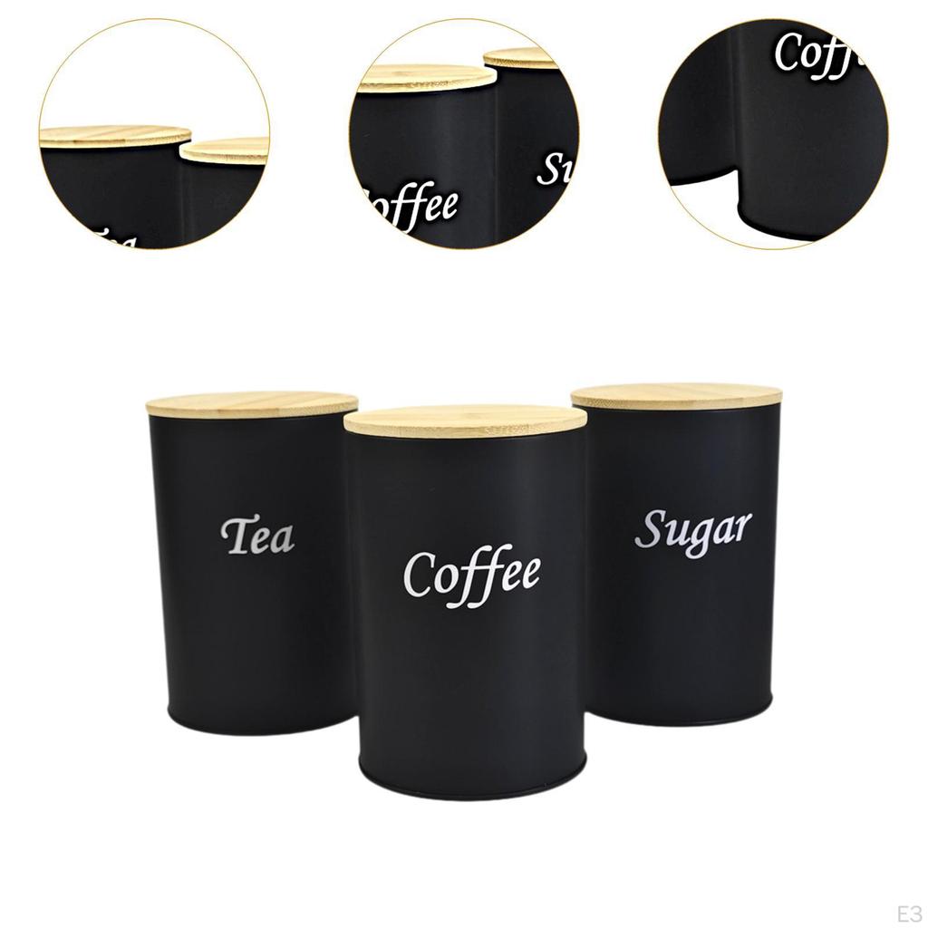 Герметичные кухонные банки, набор для кофе, чая, сахара, современные контейнеры для хранения, банки для хлопьев