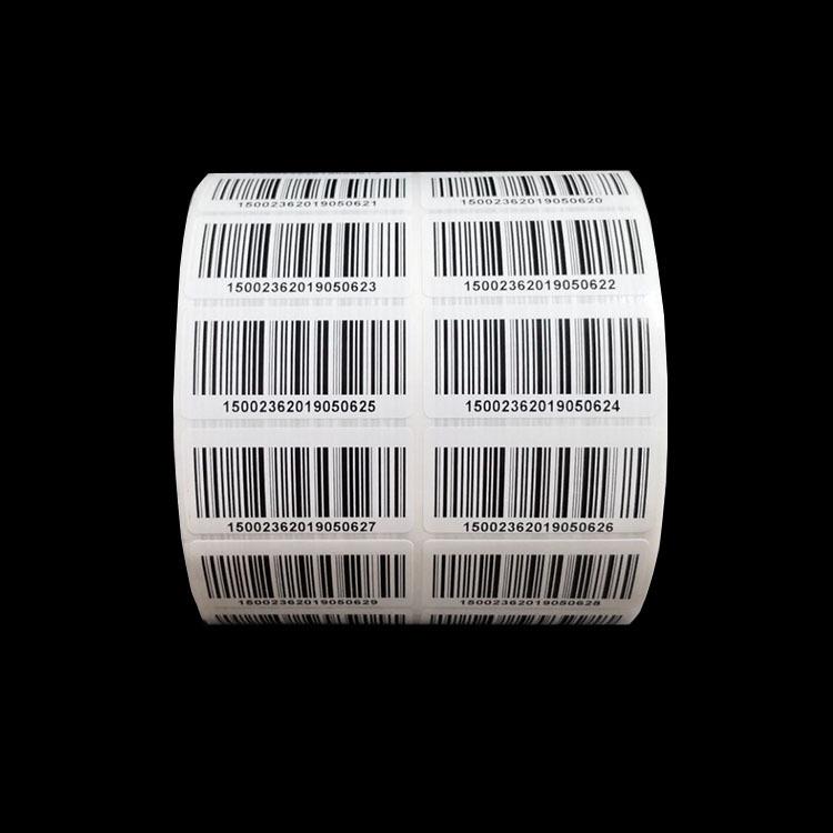 Самоклеящиеся этикетки со штрих-кодом и QR-кодом для одежды и библиотеки