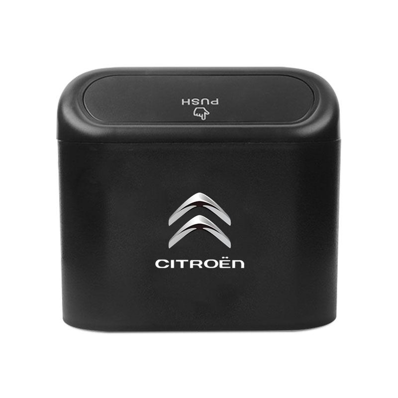 1Pcs Car Interior Storage Case Trash Bin For Citroen C1 C2 C3 C4 C5 C6 C5X E-C4 C-Crosser C4 Cactus Berlingo Elysee C-ZERO