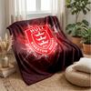 Hull KR Flannel Fleece Blanket Cozy Warm Throw Blanket For Couch Bed Travel All Season Use