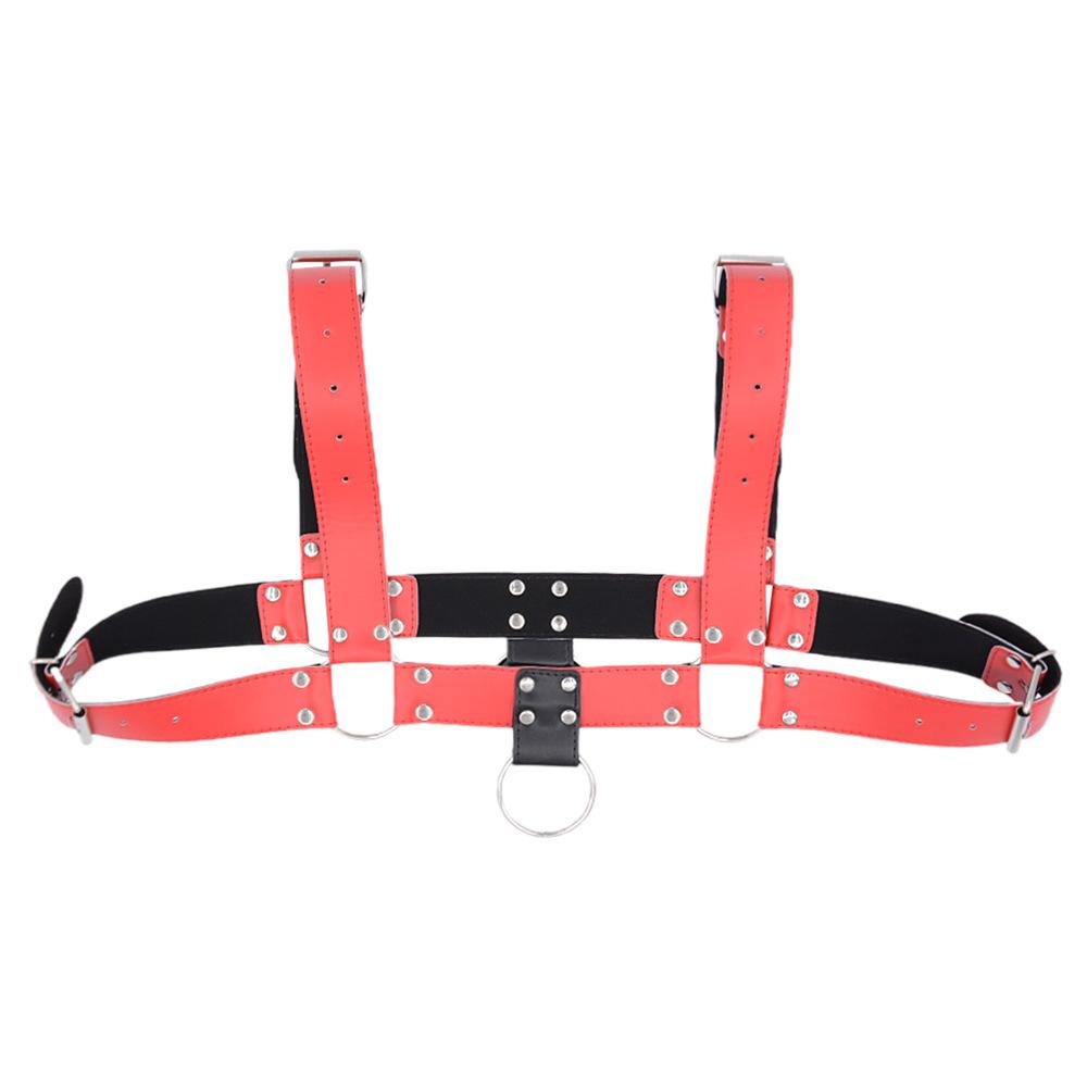 SM Cool Мужская одежда Переплетная кожаная сексуальная одежда Сценические игрушки Переплетная одежда Броня