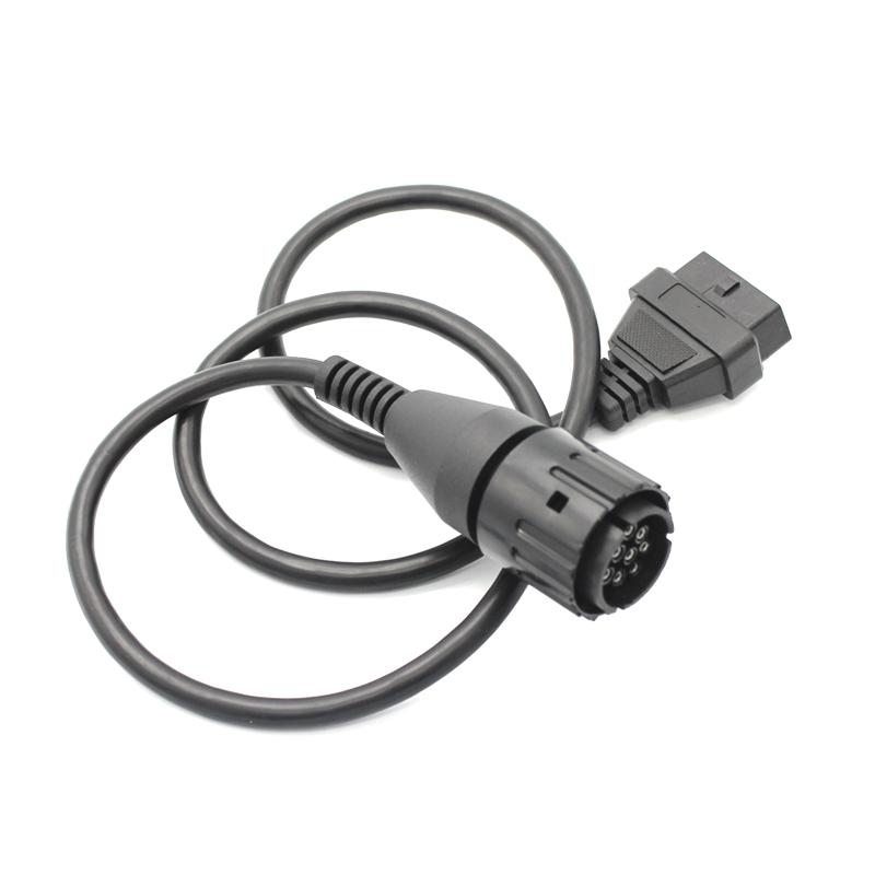 10-контактный сканер, 10-контактный разъем OBD2, адаптер, диагностический удлинительный кабель, используемый для мотоцикла ICOMD
