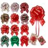 Christmas Pull String Bows Gift Bows Ribbon for Xmas Present Wrapping Florist Flower Basket Decoration