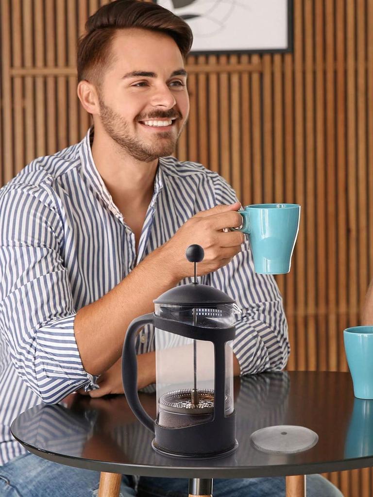 Сменный сетчатый фильтр для френч-пресса Leeseph, фильтры для кофе из нержавеющей стали, многоразовый сетчатый фильтр