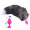 Анальная пробка, секс-игрушка с длинным лисьим хвостом и сексуальная порнографическая сексуальная игрушка, набитая за ягодицы, пара, ролевые игры, аксессуары для взрослых