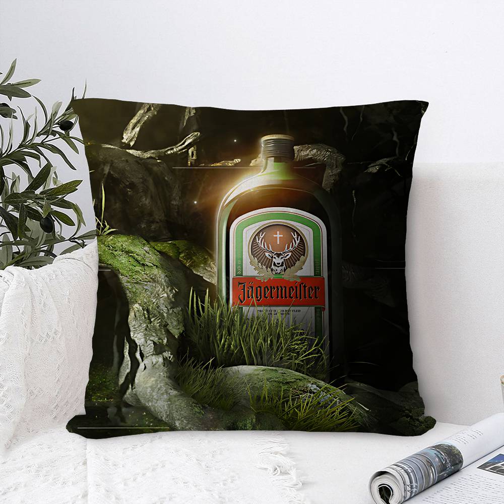Hot JJaegermeisterS Cushion Cover Pillow Cover Decor Pillowcase Printed Cushion Case for Couch