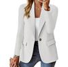 Women's Blazer Long Sleeve Button Suit Solid Lapel Outwear Casual Coat Jacket Cardigan Outfits Office Work Jacket