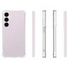For Samsung Galaxy S24+ Back Cover WANLONFENG TM Series 2.0mm Clear TPU Phone Case (Big Lens Hole)