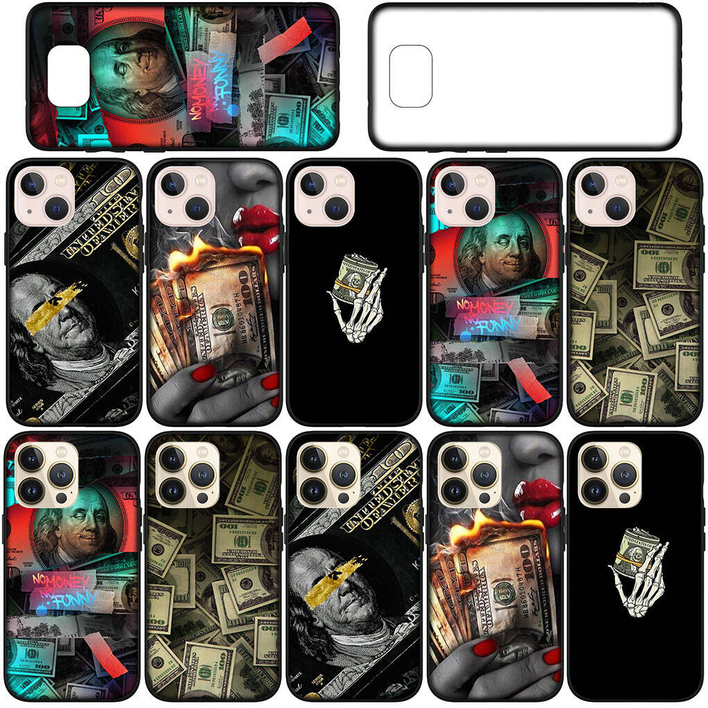 for Motorola Moto Edge 70 60 50 G54 G86 Samsung Galaxy S25 iPhone 17 16 15 Xiaomi Redmi Note 14 13 Pro Max Phone Case Poster Money 100 Dollars Cover