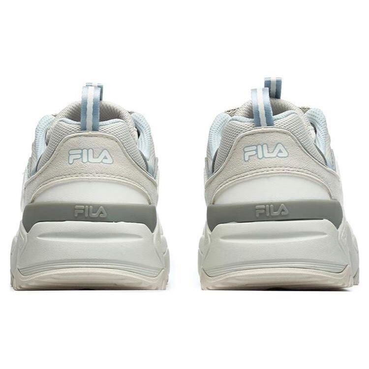 Fila Rayflide Fabric Synthetic Leather Comfortable Sports Wear-Resistant Low-Top Lifestyle Shoes Women Sneaker Fog-Gray F12W242121FMV