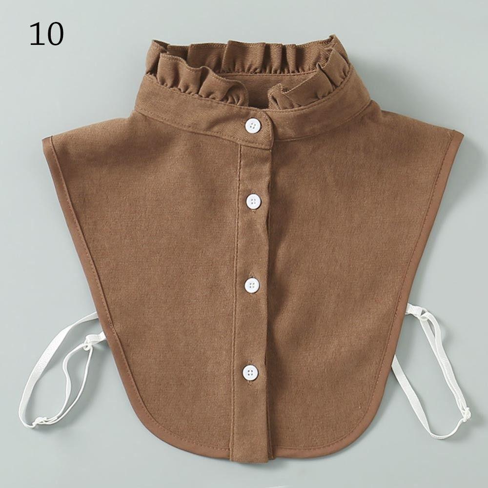 Классический женский хлопковый кружевной накладной воротник в винтажном стиле, съемный аксессуар для одежды, лацкан для блузки, топа, рубашки, ложный воротник, дропшиппинг