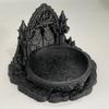 3D Printed Jewelry Storage Tray Black Gothic Style Decorative Tray  Dressing Tables