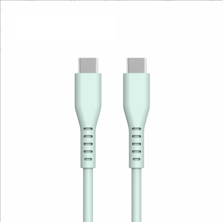 Hot Selling MFi Certified Silicone TPE Braid Type C for Fast Charging Cable PD Data Transfer for IPhone/Earphone