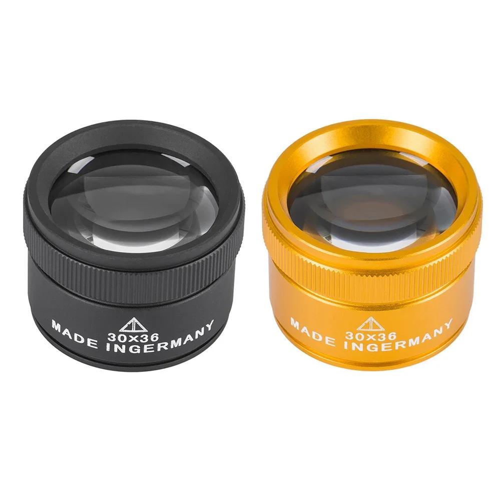 Lupă 30X 36mm pentru Lucrări de Precizie Lentilă Optică K9 Monoclu Lupă Ceas Lupă Portabilă Lupă Monede Ștampile Bijuterii