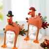 High-top Thanksgiving Plush Turkey Hat Cartoon Thanksgiving Decor Funny Thanksgiving Cap  Holiday